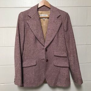 Karen Silton • Rose Pink Vintage Blazer Size 9/10